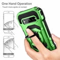 thumbnail image 6 of For Kyocera DuraForce Pro 3 E7200 Phone Case with Tempered Glass Screen Protector, Nagebee Full-Body Protective [Military-Grade] Magnetic Car Mount Ring Holder Durable Cover (Green), 6 of 6
