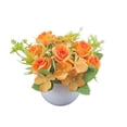 thumbnail image 2 of Artificial Potted Flowers for Home Decor,Faux Sunflower Plant in Decorative Pot for Bathroom Kitchen Table Centerpiece,Artificial Desk Plant,G,1PC, 2 of 10