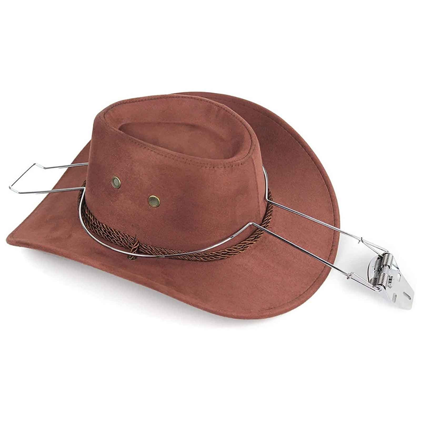 Tepsmf Cowboy Hat Holder Stainless Steel Cowboy Hat Holder Car