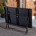 thumbnail image 3 of SAFAVIEH Outdoor Collection Akita Folding Table Black, 3 of 13