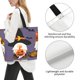 thumbnail image 3 of Disketp Halloween Gnomes Bolsa Tote Estampada para Mujer, Bolso de Hombro y de Mano para Compras y Viajes, 3 of 8