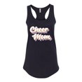 thumbnail image 2 of Wild Bobby Retro Cheer Mom Girl Sports Women Racerback Tank Top, Black, Small, 2 of 5