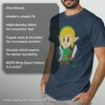 thumbnail image 6 of Men's Nintendo Legend of Zelda Link's Awakening Avatar Graphic Tee Navy Blue Heather Medium, 6 of 8
