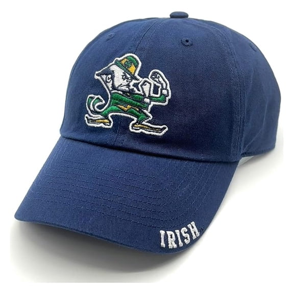 Notre Dame Classic Edition Navy Blue Hat Adjustable Relaxed Fit Primary University Team Baseball Sports