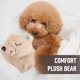 thumbnail image 2 of PetPrime Juguete de conejo de peluche para perro con latido del corazón, con bolsa calentadora, juguete suave para aliviar la ansiedad del cachorro, latido del corazón, animal de peluche, compañero do, 2 of 5