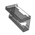 thumbnail image 1 of Lipstore Wall Hanging Router Shelf Holder Router Rack for Media Boxes Remote Controls 50cmx10cmx20cm, 1 of 7
