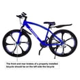 thumbnail image 7 of R.Roaring Mountain Bike 24 inch Wheels Bicycle 21 Speed Double Disc Brake Bicycle Front Suspension MTB for Adult or Teens, Blue, 7 of 7