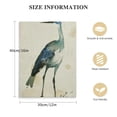thumbnail image 2 of PIKWEEK  Canvas Nature Wall Art Modern Decorations Paintings Deep Blue Heron Glam Abstract Romantic Bird Watercolor Wall Hanging Artwork for Bedroom Office Kitchen, 2 of 5