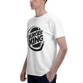 thumbnail image 5 of Burger King Logo Men'S Basic Short Sleeve T-Shirt Vogue White 4x-Large, 5 of 8