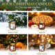thumbnail image 3 of Set de Velas Navideñas MAYICIVO 4 Piezas Velas Aromáticas de Navidad, 3 of 8