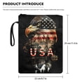 thumbnail image 7 of HELLHERO Eagle Polyester Book Sleeve for Librarian Protector Wrap Bag with Pocket Book Storage Bag Storage & Portability for Hardcover Notebook Bible Journal Textbooks Paperbacks, 7 of 7