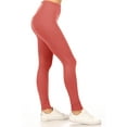 thumbnail image 2 of Women's Casual Stretch Workout Elastic Waist Band Solid Leggings Pants, 2 of 3