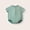Green, variant on BRGZLK Newborn Baby Boys Girls Romper Summer 2026 Long Sleeve Round Neck Button Down Jumpsuit Solid Color Breathable Comfortable Bodysuit Green A 9-12 Months