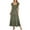 Green, variant on WIZUTIZ Womens Dresses Casual Leisure Plus A Line Dress Smocked Ruffled Solid Vacation Dress 1/4 Sleeve U Neck Vacation Dress for Teen Girls Maxi Dress Super Soft Dress Blue