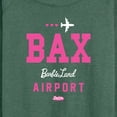 thumbnail image 3 of Barbie the Movie - BAK - Barbie Land Airport - Women's Lightweight French Terry Long Sleeve Shirt, 3 of 5