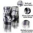 thumbnail image 3 of Fashion Long Shawl Big Grid Winter Warm Lattice Large Scarf, 3 of 5