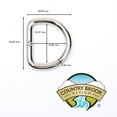 thumbnail image 3 of 100 - Country Brook Design® 1 inch Heavy Welded D-Rings, 3 of 6