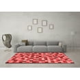 thumbnail image 3 of Ahgly Company Machine Washable Indoor Rectangle Oriental Red Modern Area Rugs, 6' x 9', 3 of 4