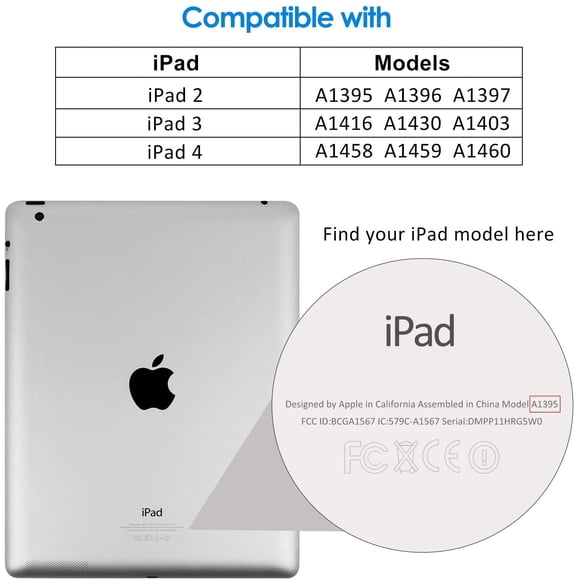 JETech Screen Protector for Apple iPad 2 3 4 (Oldest Version), Tempered Glass Film