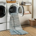 thumbnail image 2 of BoutiqueRugs Pinamopoan Bohemian, Transitional Area Rug - Machine Washable - Teal, Black, Blue - 7'10" x 10', 2 of 13