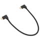 thumbnail image 4 of Cable de datos tipo C macho a macho de 90 grados, cable de extensión chapado en oro de 10Gbps con punta, 4 of 8