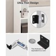 thumbnail image 4 of Pack of 4 Magnetic Catch Magnets for Cupboard Doors Ultra Thin L-Shaped Door Magnets Self-Adhesive for Furniture Cabinet Magnets Strong Magnetic Closu, 4 of 4