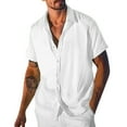 thumbnail image 1 of pstuiky camisetas de hombre, Camiseta de verano fina de manga corta con cuello redondo, holgada, de color liso, informal, de manga corta y cuello redondo para hombre ropa de hombre s, 1 of 3