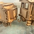 thumbnail image 2 of Kit de maquetas de rompecabezas de madera 3D Express Train para niños y adultos, 2 of 8