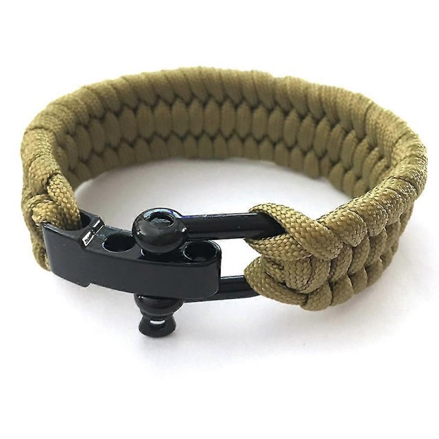 Pulsera de paracord de supervivencia Pulsera de supervivencia de emergencia para acampar al aire libre, 4