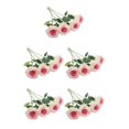 thumbnail image 1 of Injueey 10 unidades/juego de bodas de ensueño DIY con hermosas flores de rosas de seda, para ramos y centros de , decoraciones que no dañan Type2 NO2, 1 of 6