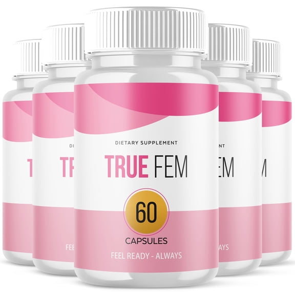 True Fem Pills Advanced Formula General Women's Health Support Hormonal Balance 300 Capsules