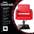thumbnail image 2 of Silla Sillón de Barberia Hidráulico Big Room BSSBCH000001 rojo, 2 of 7