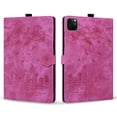 thumbnail image 2 of Case for iPad Pro 12.9 inch 6th/5th/4th/3rd Gen 2022/2021/2020/2018 with Stand, Card Slot, Auto Wake/Sleep, Embossed Cat PU Leather Cover, Rose, 2 of 7