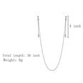 thumbnail image 5 of 3Pcs Eyeglasses Chain for Women Glasses Chain Eyeglass Sunglass Face Mask Holder Black Chain Cross Eye Glasses Holders Around Neck In Store, 5 of 6