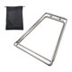 thumbnail image 2 of Soporte de refrigeración plegable Portaequipajes Soporte plegable para caja de hielo Soporte para caja de hielo para refrigerador Plata, 2 of 8