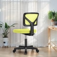 thumbnail image 7 of EBQOSK Armless Drafting Chair Basics Rolling Desk Chair, Ergonomic Desk Chairs, Rolling Bar Stools Chairs Breathable Mesh for Home Bedroom Study Student Height Adjustable Yellow, 7 of 7