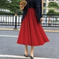 thumbnail image 5 of AUNVITO Women's Casual Sheer Mesh Skirt Elastic Waist Ankle-Length Flowy and Fashionable, 5 of 6