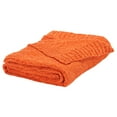 thumbnail image 2 of SAFAVIEH Brynna Throw Blanket Orange, 2 of 2
