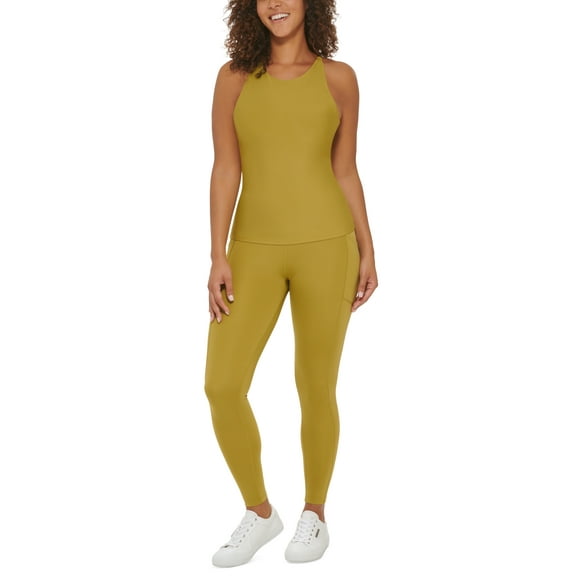 Calvin Klein Womens Side-Pocket 78 Leggin Crocodile M