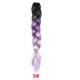 thumbnail image 2 of Xihbxyly Trenza de Seda Dorada Brillante, Extensión de Cabello con Brillo, Estilo Trenzado Diy, Regalo para Ella, 24 Pulgadas, 10 Colores Disponibles, 2 of 4