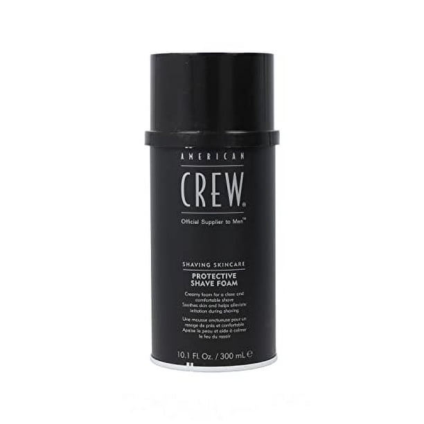 Crema de Afeitar American Crew para Hombres, Espuma de Afeitar Protectora