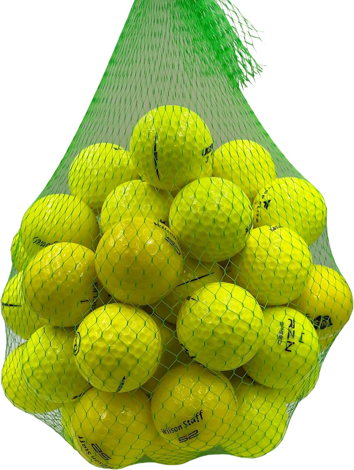 Golf Ball Planet - 50 Pack Recycled Golf Balls Yellow Mix (5A/Mint)
