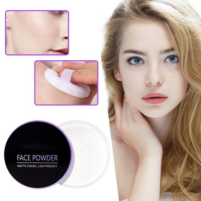 WIFKLSIIPG Face Concealer Oil Control Setting Powder Long Lasting Sweat Contouring Powder Loose Powder