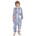 thumbnail image 2 of Soft Big Kids Onesie Pajamas Cozy Loose-Fit Jumpsuits for kids with Pockets for Christmas Lounge & Play Cute Animals in The Snow, 2 of 8
