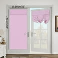 thumbnail image 2 of Blackout Door Curtain - Privacy Thermal Insulated Door Window Curtains for Patio French Door Front Door Sidelight Curtain Tie up Shade, W26 x L69 inch, 1 Panel, 2 of 5