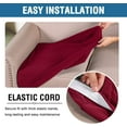 thumbnail image 5 of SEase 3 Piece  Sofa Covers  Stretch Individual Seat  Couch cushion covers Slipcover Sets Thick Jacquard Textured Twill Fabric, 5 of 14