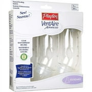 Playtex - Set of 3 Crystal Clear Standard Bottles
