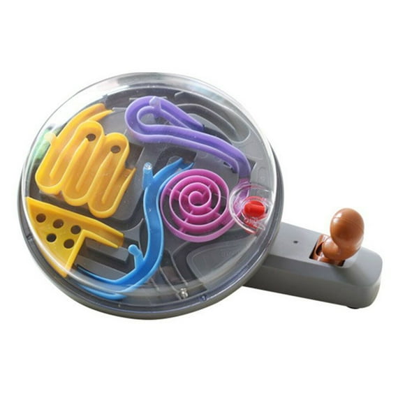 Maoww Jouet Labyrinthe 3D en Plastique pour Enfants, Jeu de Table Manuel Éducatif