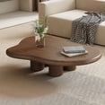 thumbnail image 4 of ENSHUI Solid Wood Coffee Table, 48.5 Inches, Modern Design, Easy Assembly, 4 of 9