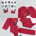 thumbnail image 4 of 2022 traje pantalón largo del bebé de la manga de las muchachas de la Navidad de la nueva moda del estilo, 4 of 5